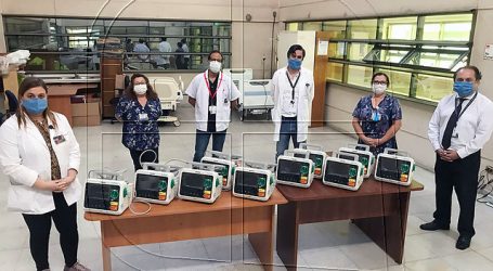 Servicio de Salud de Arica entregó nuevos desfribiladores a hospital regional