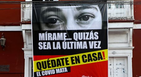 Copiapó: Municipio instala pendón con potente mensaje para prevenir el Covid-19