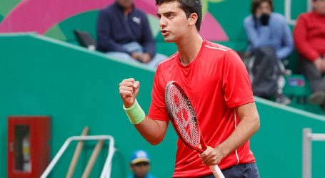 Tenis: Tomás Barrios avanzó a octavos de final en Challenger de Bendigo