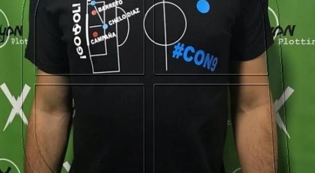 Hinchas de Racing crearon polera que recrea el gol de Marcelo Díaz