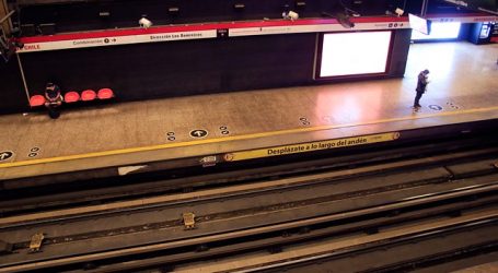 Metro de Santiago reducirá en un 50% la oferta de transporte los fines de semana