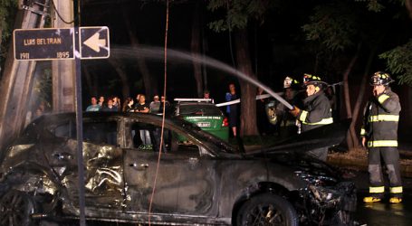 Dos hombres murieron tras chocar e incendiarse su automóvil en La Pintana