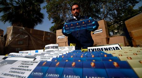 Los Andes: PDI desbarata banda dedicada al contrabando de cigarrillos incautados