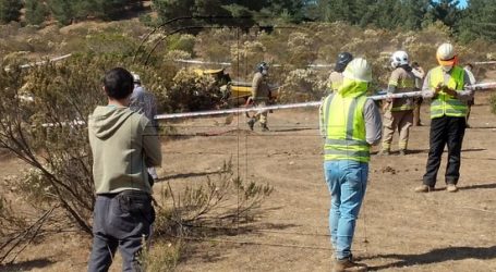 CONAF ratifica accidente de helicóptero que combatía incendios en el Maule