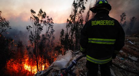 Declaran Alerta Roja para provincia de Valparaíso por incendio forestal