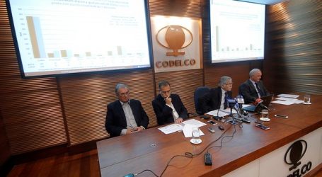 Codelco reportó US$ 54 millones de excedentes en el primer trimestre