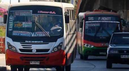 Transporte público se mantendrá operativo en Valparaíso y Viña en cuarentena