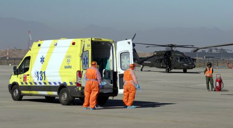 Helicóptero de la FACh traslada a paciente crítico desde Santiago a Ovalle