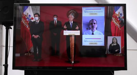 Piñera firmó proyecto de ley que amplía el Ingreso Familiar de Emergencia