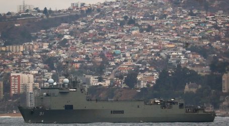 Buque “Sargento Aldea” llegó a Valparaíso para apoyar labores médicas
