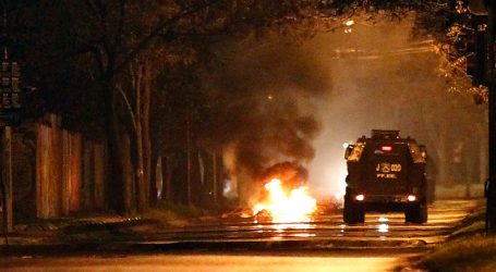 Diversas protestas se registraron la noche del jueves en la capital