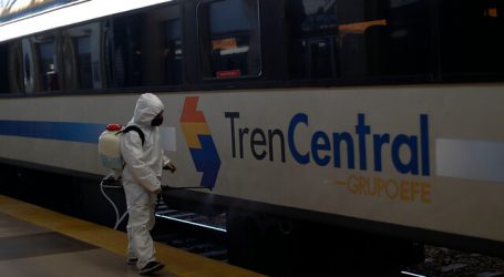 Tren Alameda-Chillán reanuda sus servicios con equipos de sanitización en viajes