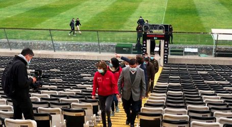 Autoridades de Salud inspeccionaron el Estadio Monumental