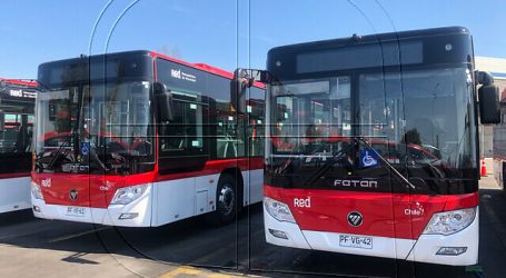 Refuerzan transporte público en Maipú con 40 nuevos buses eléctricos