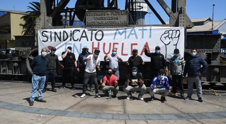 Tres sindicatos iniciaron huelga legal en el Puerto de Antofagasta