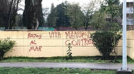 Con rayados a favor de la dictadura amaneció el Memorial de DD.DD en Temuco