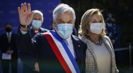 Presidente Piñera asiste a Te Deum Evangélico que se realiza en Las Condes