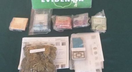 Carabineros detuvo en Quillón a pareja que fue sorprendida con droga