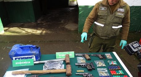 Cañete: Carabineros detiene a tres sujetos por homicidio frustrado