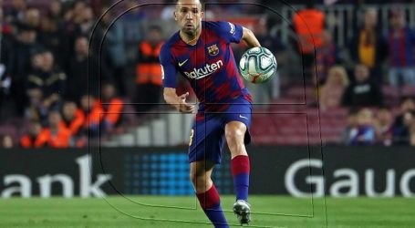 Jordi Alba presenta lesión en los isquiotibiales del muslo derecho