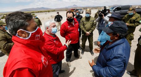 Galli viajó hasta Colchane para conocer la realidad del trabajo fronterizo