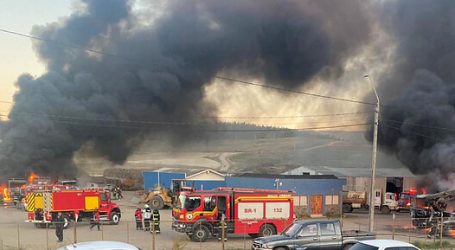 Nuevo ataque incendiario deja al menos 15 camiones quemados en Angol