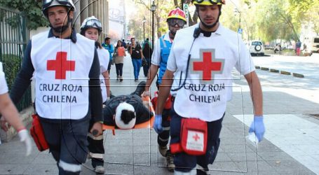 Equipo de la Cruz Roja Chilena prestará apoyo humanitario en Plaza Baquedano