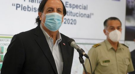 Ministro Víctor Pérez hizo un llamado a votar “en tranquilidad, en paz”
