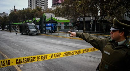 Operativo en Plaza Italia por caja sospechosa abandonada en un bus