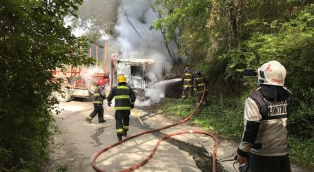 Nuevo ataque incendiario se produjo en La Araucanía