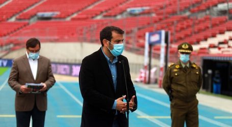 Inspeccionan protocolos sanitarios en el Estadio Nacional a horas del Chile-Perú