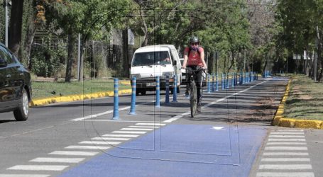 Inauguran ciclovía táctica en Ñuñoa contemplada en el Plan Nacional de Movilidad