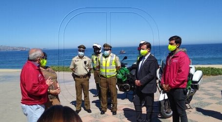 Autoridades de región de Valparaíso se suman a campaña “Todos somos vialistas”