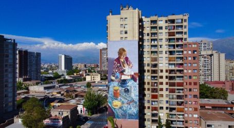 Santiago entrega a la comunidad mural de 40 metros en barrio Matta