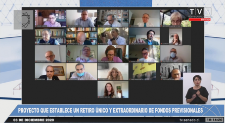 Senado aprobó proyecto del Gobierno de segundo retiro del 10%