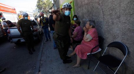 Grúa pluma se desplomó sobre dos viviendas en la comuna de Independencia
