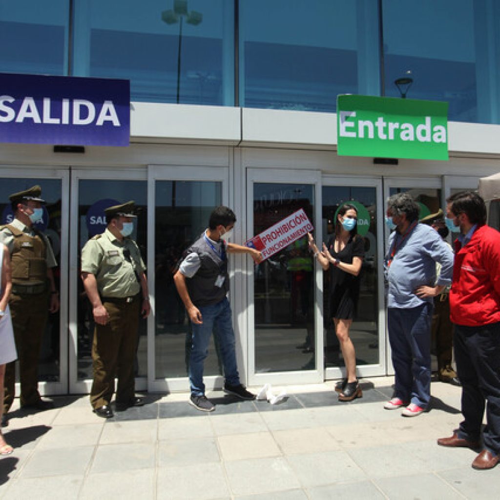 Seremi de Salud RM clausuró Mall Plaza Norte por incumplimientos sanitarios