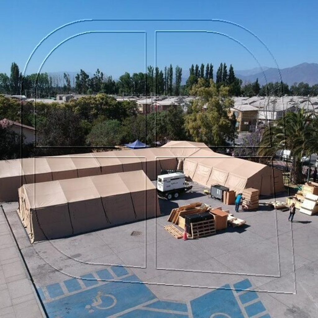 Coronavirus: EEUU entregó dos hospitales de campaña a Chile