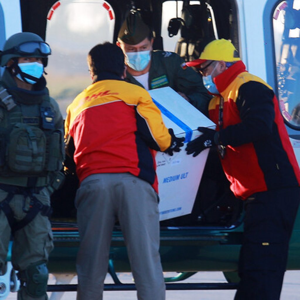 Vacunas contra el Covid-19 llegaron a la región de Magallanes