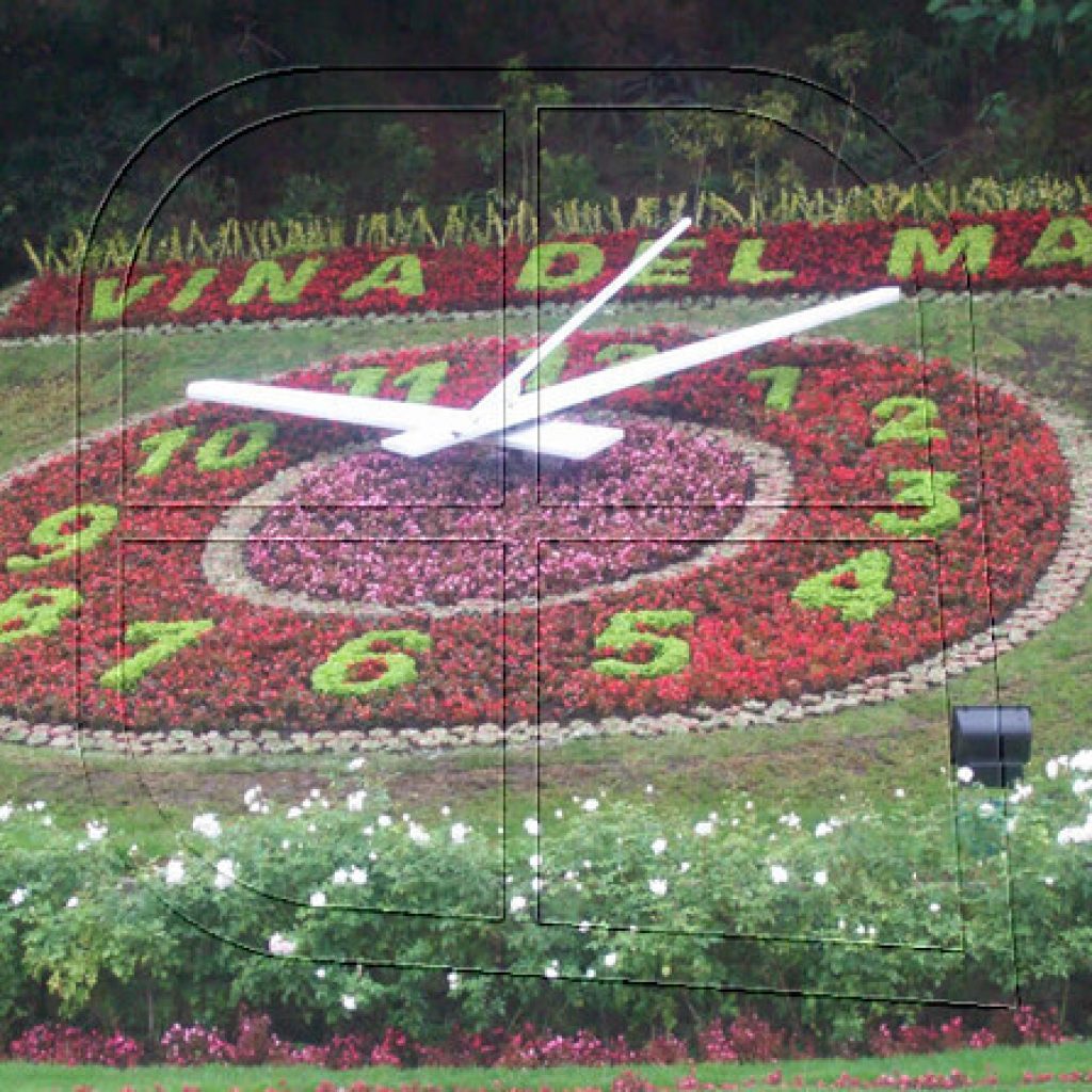 Municipio de Viña del Mar reinstala manecillas en el Reloj de Flores