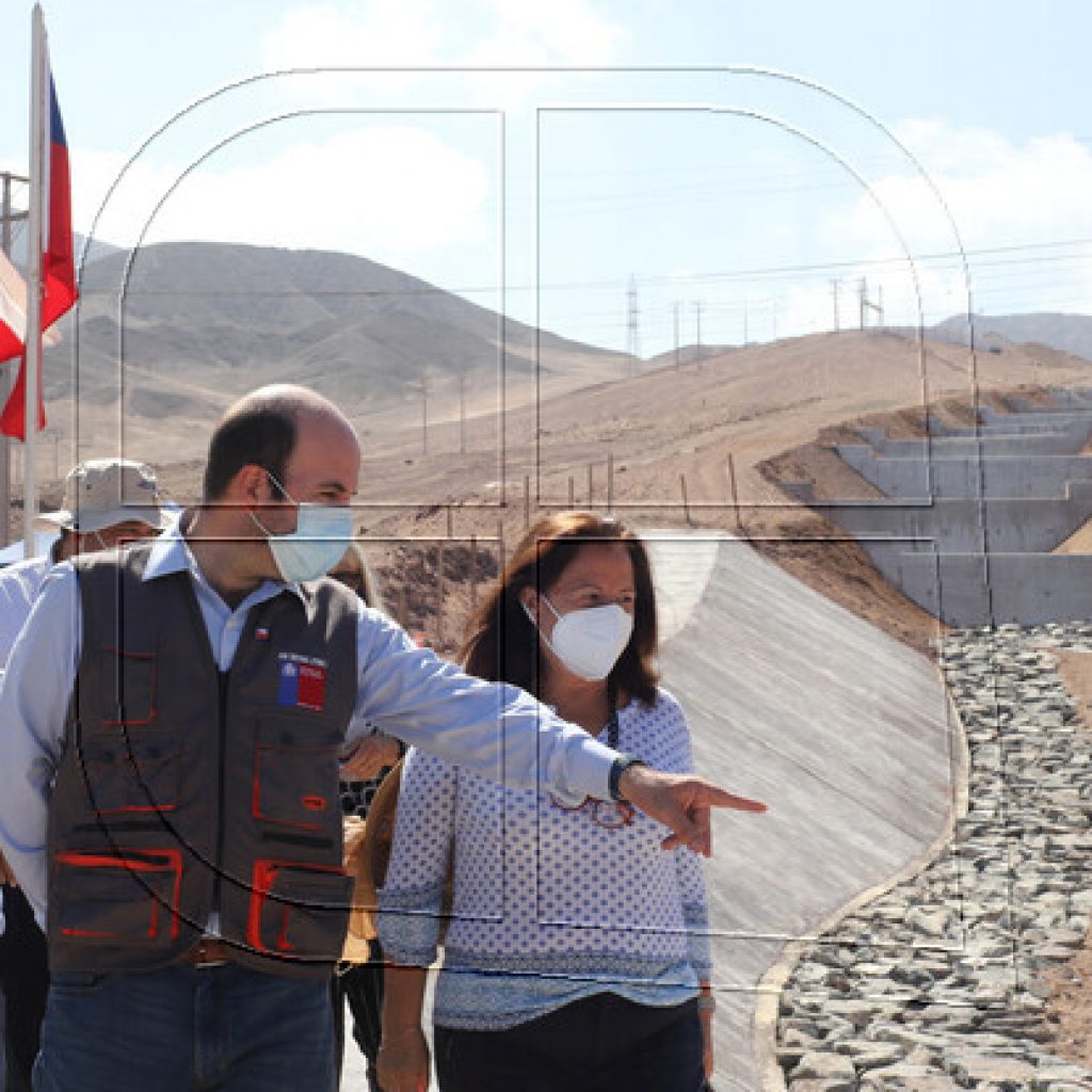MOP entrega nuevas obras de control aluvional en Antofagasta