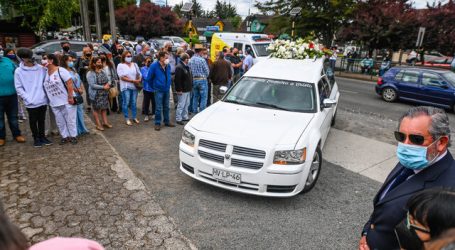 Ciudadanos acudieron a funeral de agricultor en La Araucanía