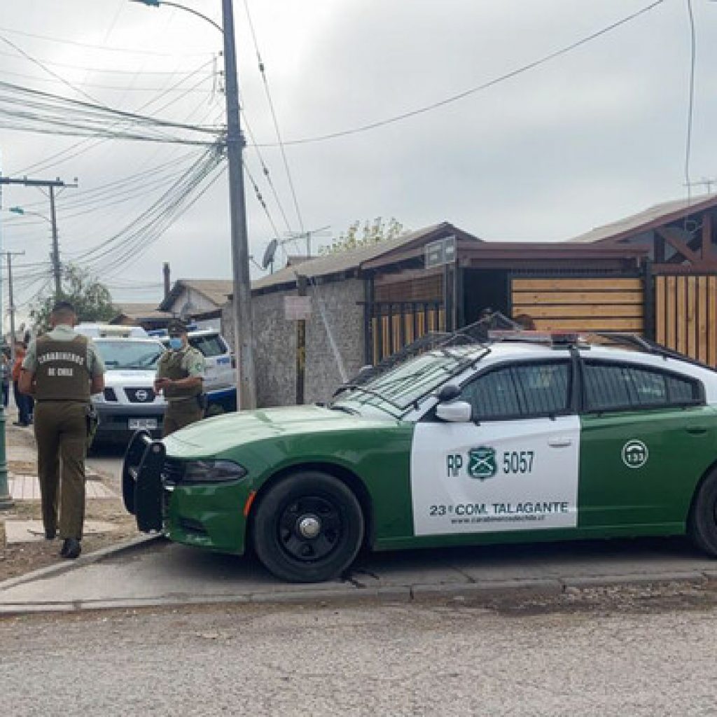 Indagan presunto femicidio ocurrido en Talagante