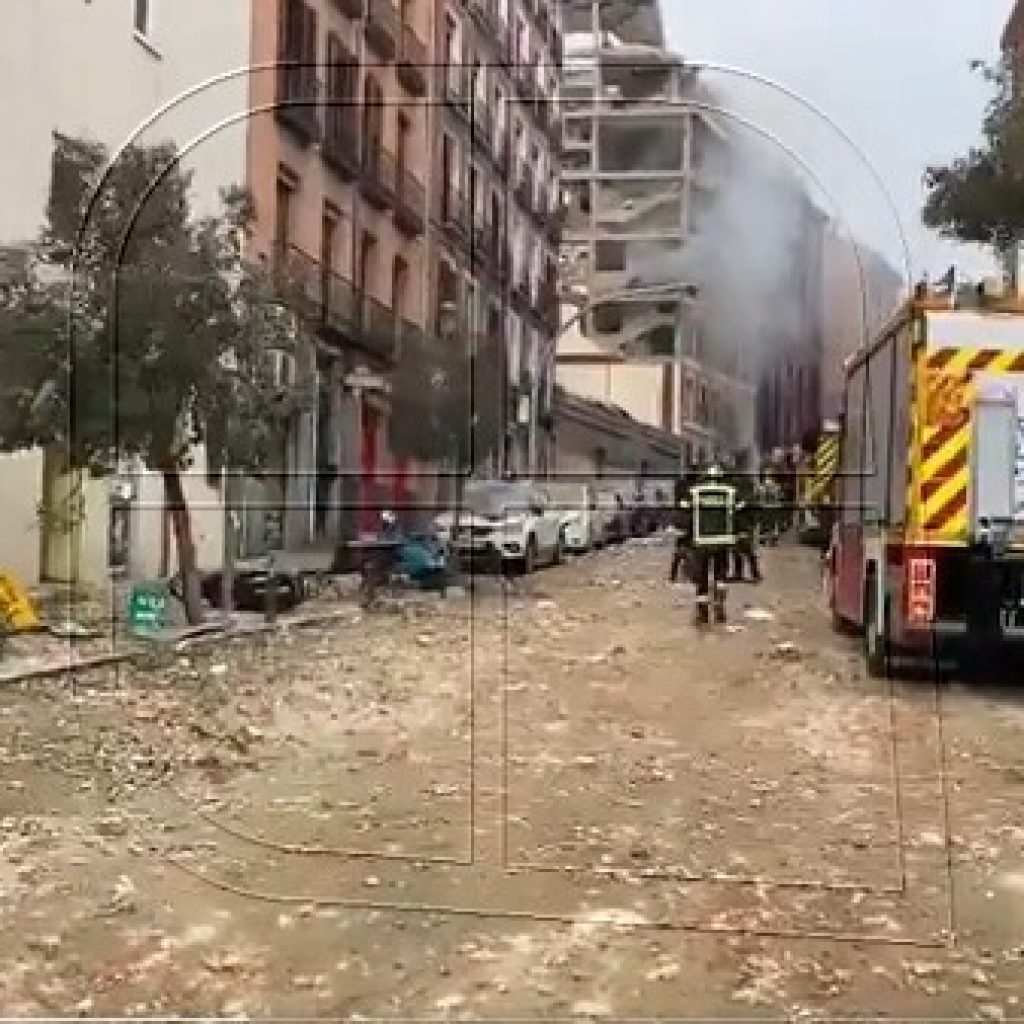 España: 3 muertos y 11 heridos en fuerte explosión en Madrid