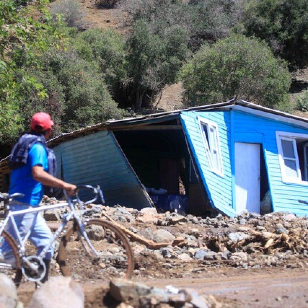Aluvión en Malloa dejó 116 damnificados y 37 casas destruidas