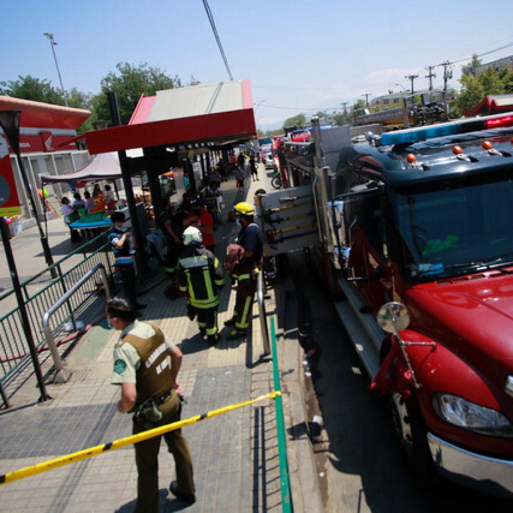 Evacuan estación Pudahuel de la Línea 5 del Metro de Santiago