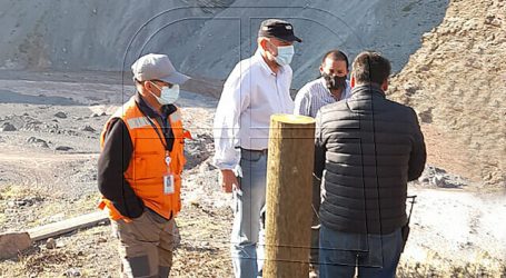 Moreno supervisó situación por aumento de caudal del Río Colorado