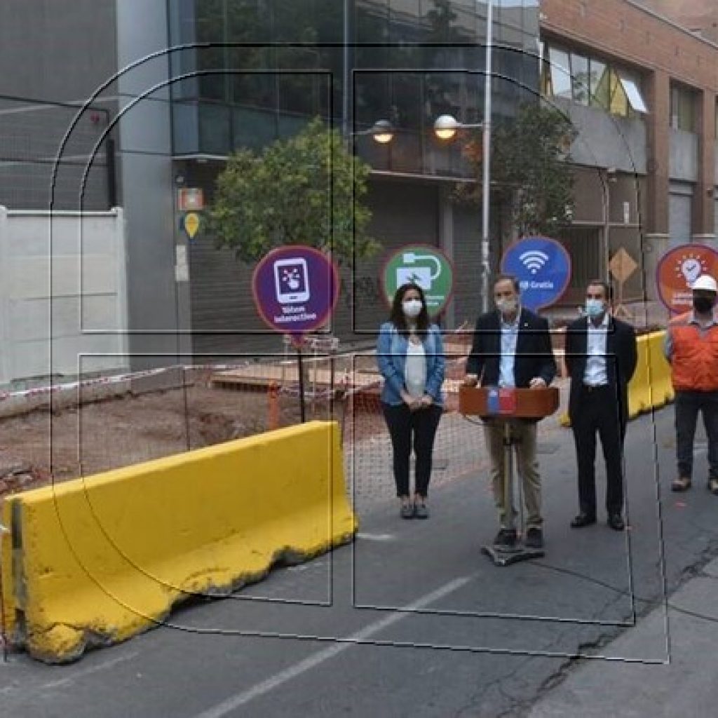 Minvu y municipio de Santiago presentaron el “Paseo Centro Cívico”