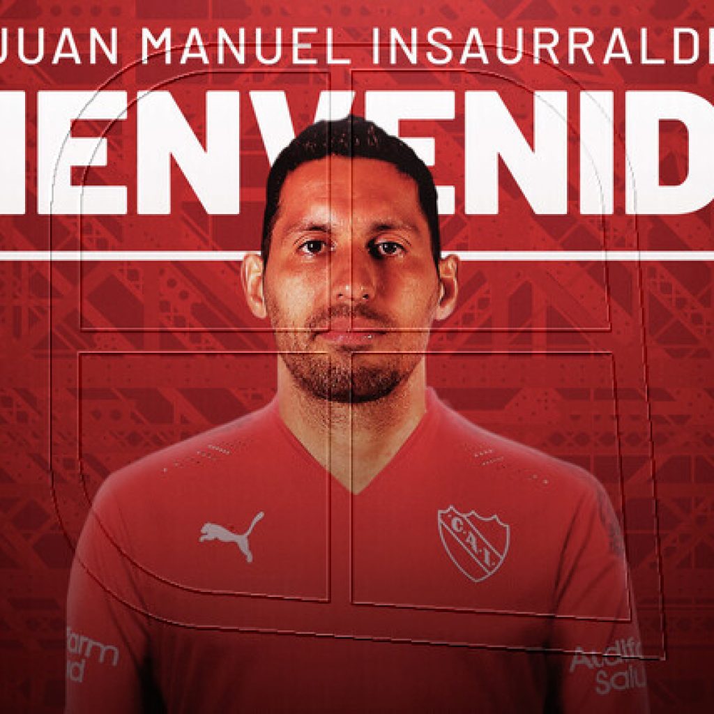 Juan Manuel Insaurralde fue oficializado como nuevo refuerzo de Independiente