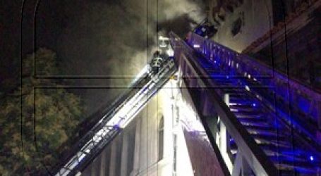 Incendio en barrio Lastarria afectó oficinas del SernamEG